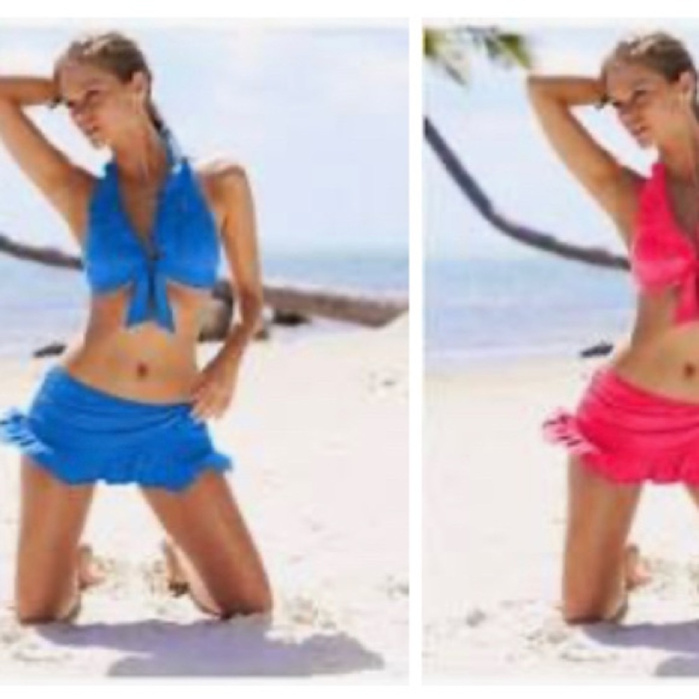 - 🔥 👙 Kenneth Cole Reaction‎ blue bikini bottom